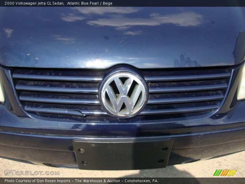 Atlantic Blue Pearl / Beige 2000 Volkswagen Jetta GL Sedan