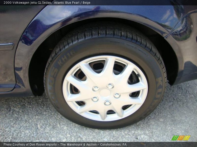Atlantic Blue Pearl / Beige 2000 Volkswagen Jetta GL Sedan