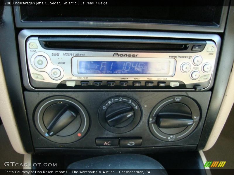 Atlantic Blue Pearl / Beige 2000 Volkswagen Jetta GL Sedan