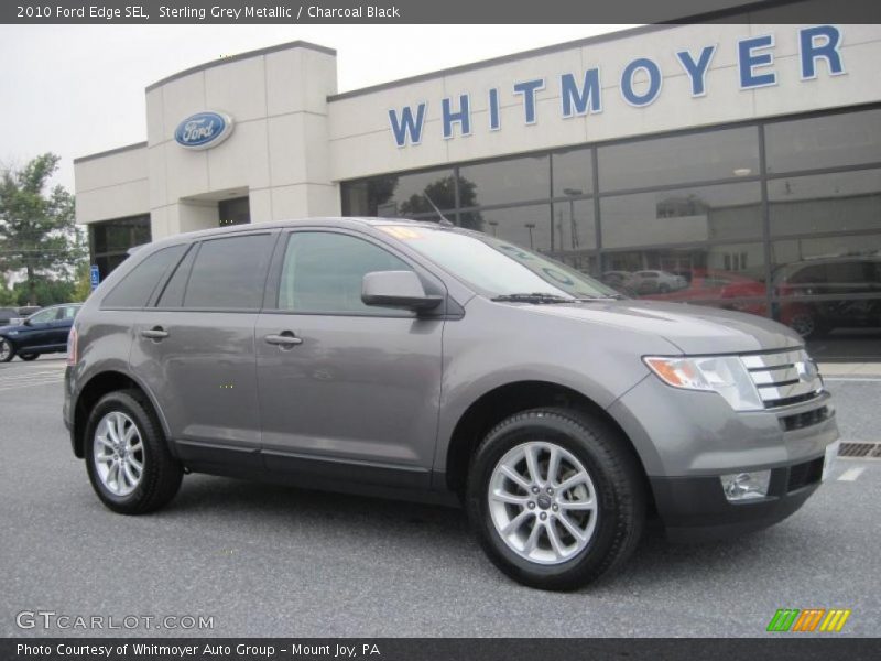 Sterling Grey Metallic / Charcoal Black 2010 Ford Edge SEL