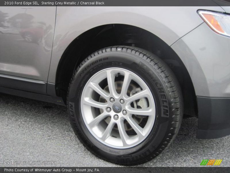 Sterling Grey Metallic / Charcoal Black 2010 Ford Edge SEL