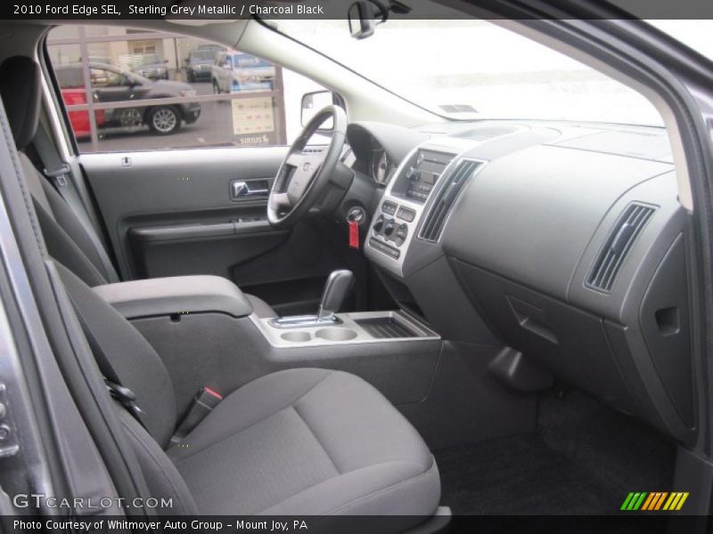 Sterling Grey Metallic / Charcoal Black 2010 Ford Edge SEL