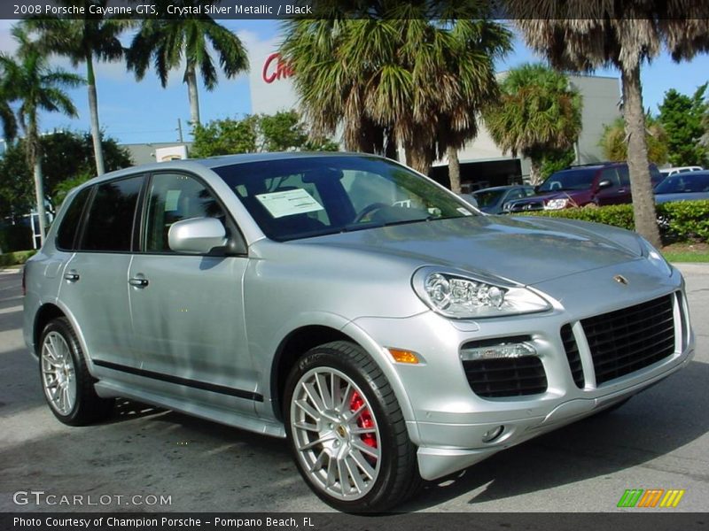 Crystal Silver Metallic / Black 2008 Porsche Cayenne GTS