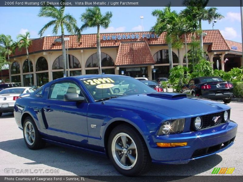Vista Blue Metallic / Light Parchment 2006 Ford Mustang GT Deluxe Coupe