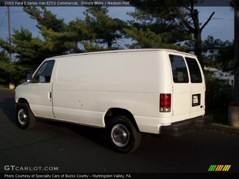 Oxford White / Medium Flint 2003 Ford E Series Van E250 Commercial