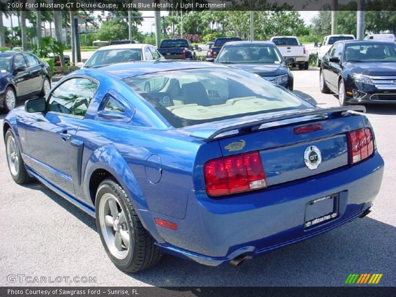 Vista Blue Metallic / Light Parchment 2006 Ford Mustang GT Deluxe Coupe