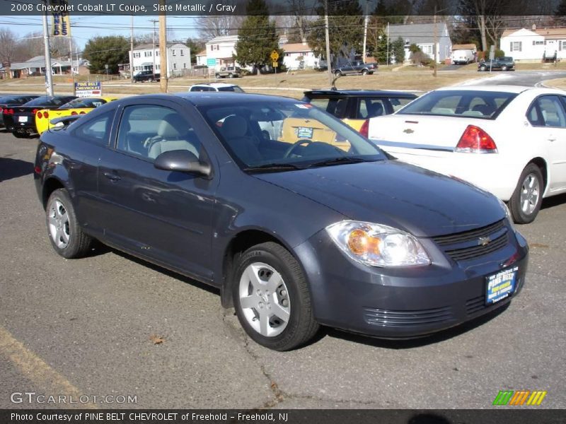 Slate Metallic / Gray 2008 Chevrolet Cobalt LT Coupe