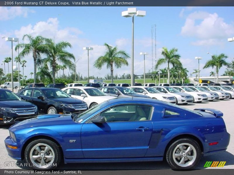Vista Blue Metallic / Light Parchment 2006 Ford Mustang GT Deluxe Coupe