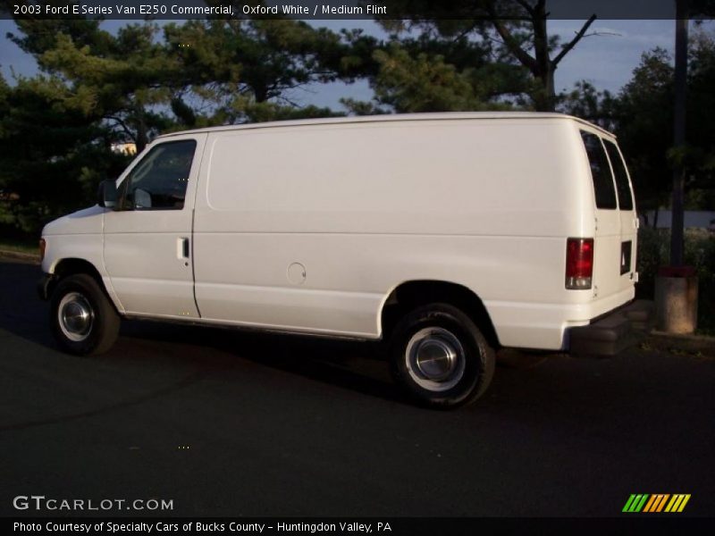 Oxford White / Medium Flint 2003 Ford E Series Van E250 Commercial