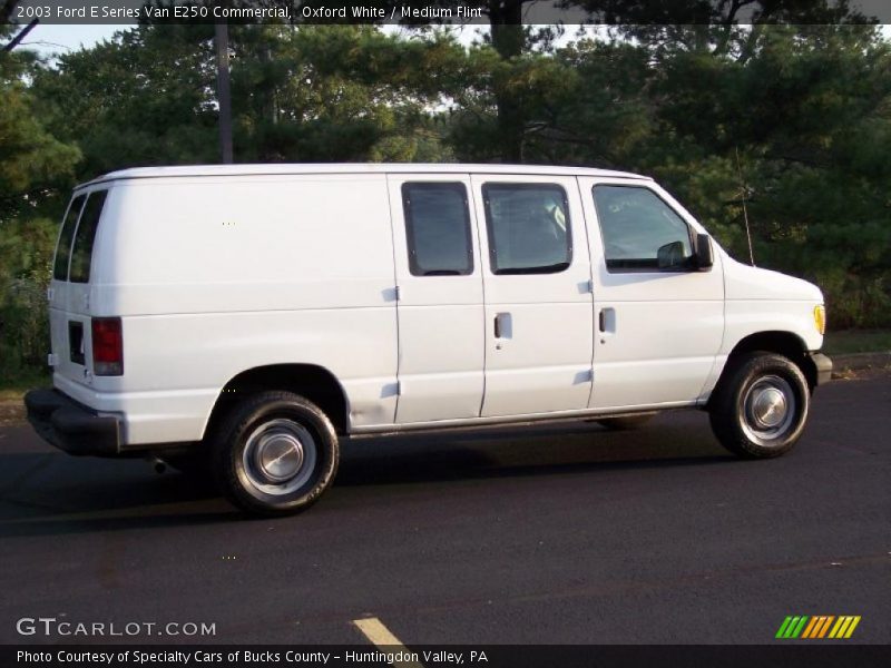 Oxford White / Medium Flint 2003 Ford E Series Van E250 Commercial