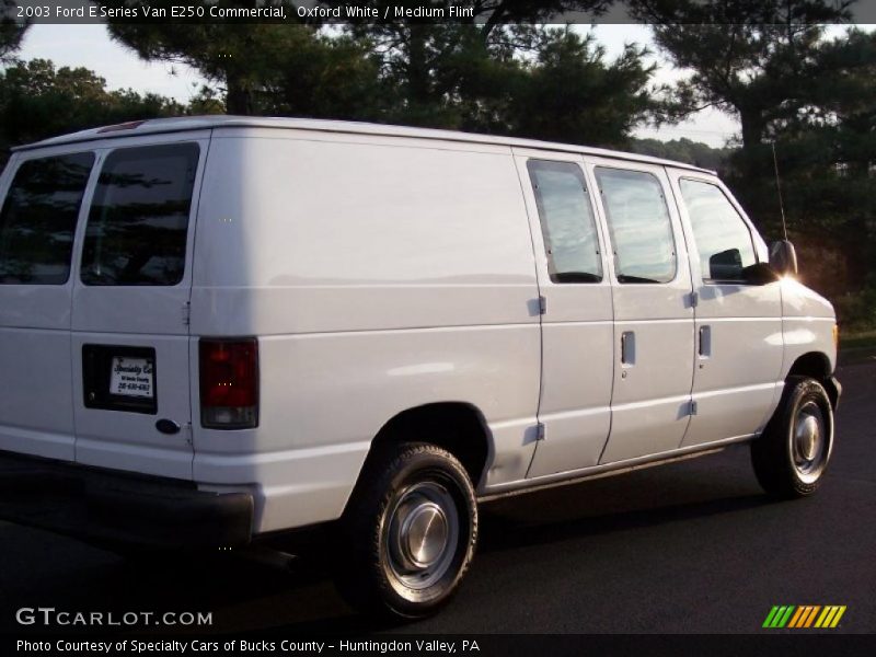 Oxford White / Medium Flint 2003 Ford E Series Van E250 Commercial
