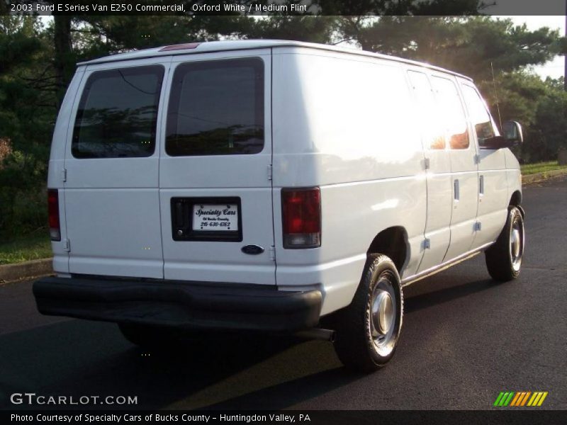 Oxford White / Medium Flint 2003 Ford E Series Van E250 Commercial