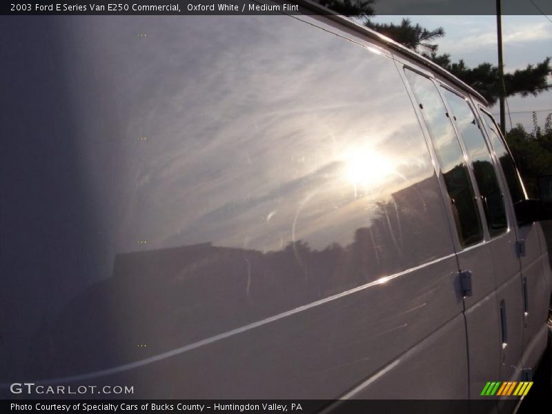 Oxford White / Medium Flint 2003 Ford E Series Van E250 Commercial