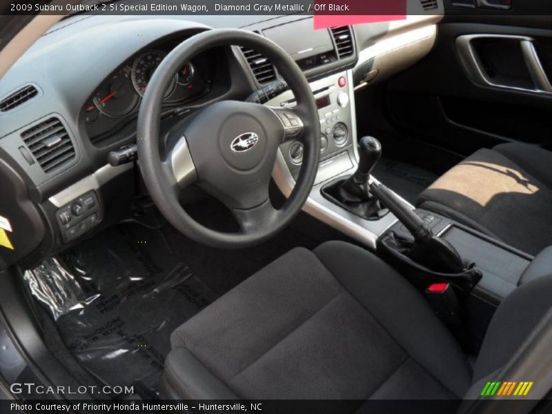 Diamond Gray Metallic / Off Black 2009 Subaru Outback 2.5i Special Edition Wagon