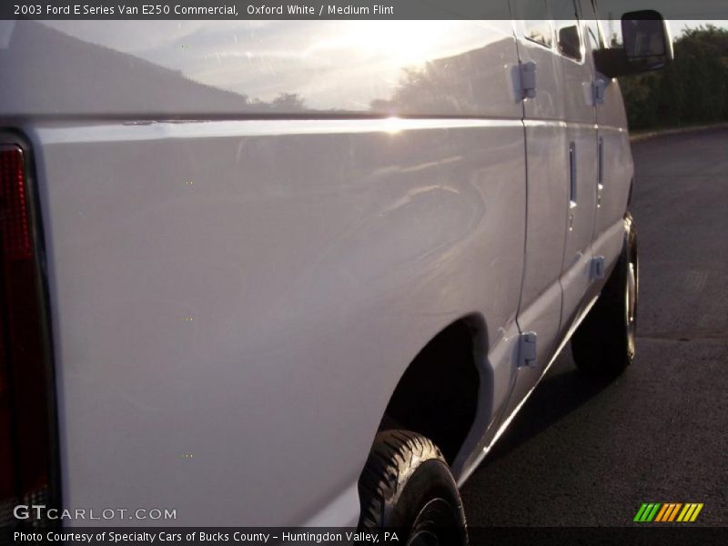Oxford White / Medium Flint 2003 Ford E Series Van E250 Commercial