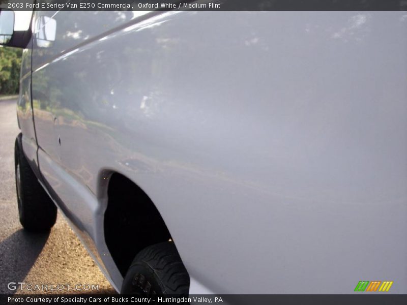Oxford White / Medium Flint 2003 Ford E Series Van E250 Commercial