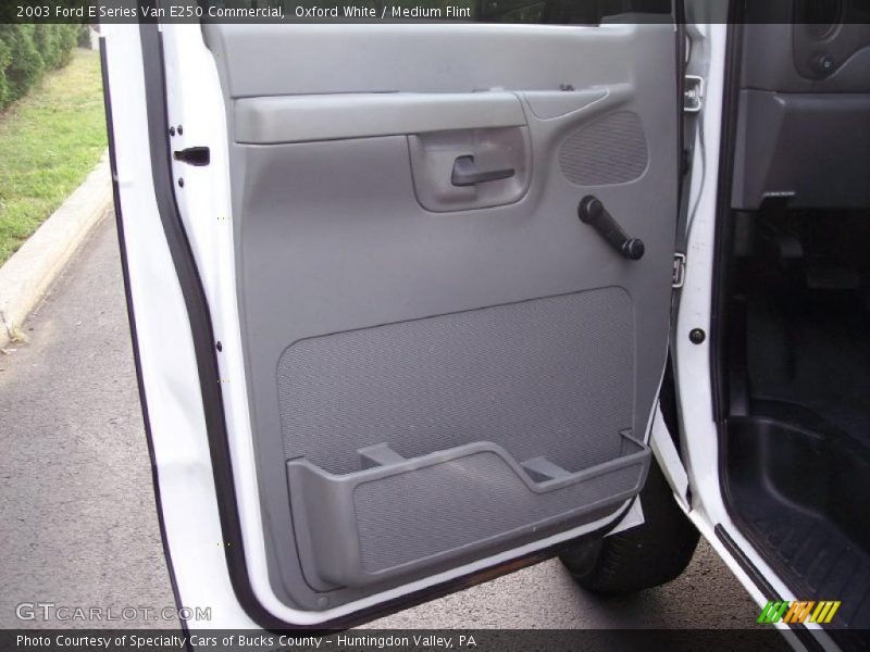 Oxford White / Medium Flint 2003 Ford E Series Van E250 Commercial