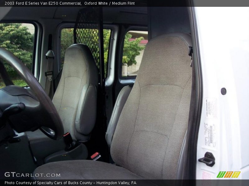 Oxford White / Medium Flint 2003 Ford E Series Van E250 Commercial