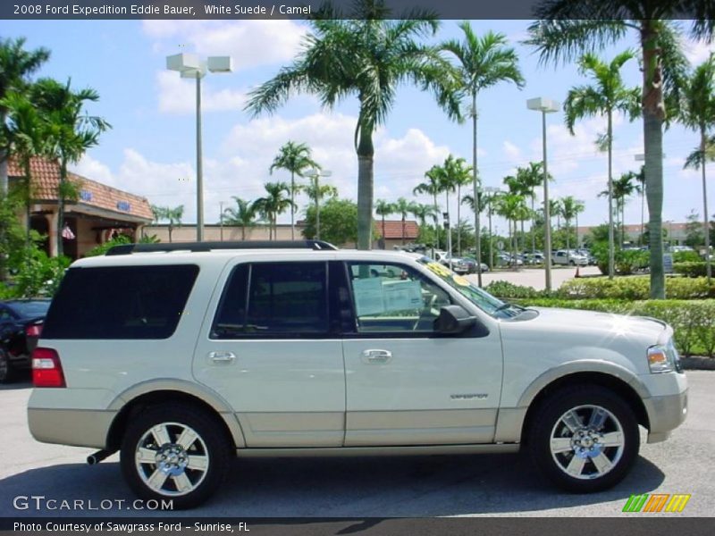 White Suede / Camel 2008 Ford Expedition Eddie Bauer