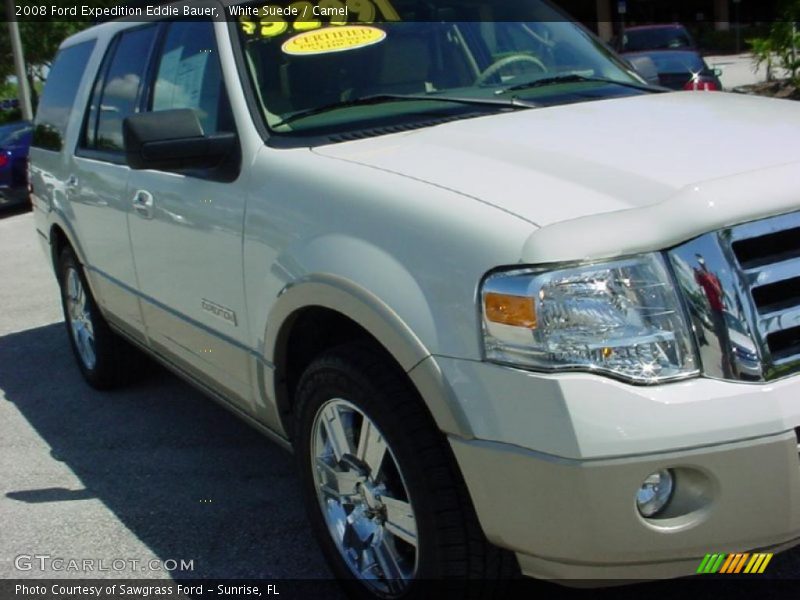 White Suede / Camel 2008 Ford Expedition Eddie Bauer