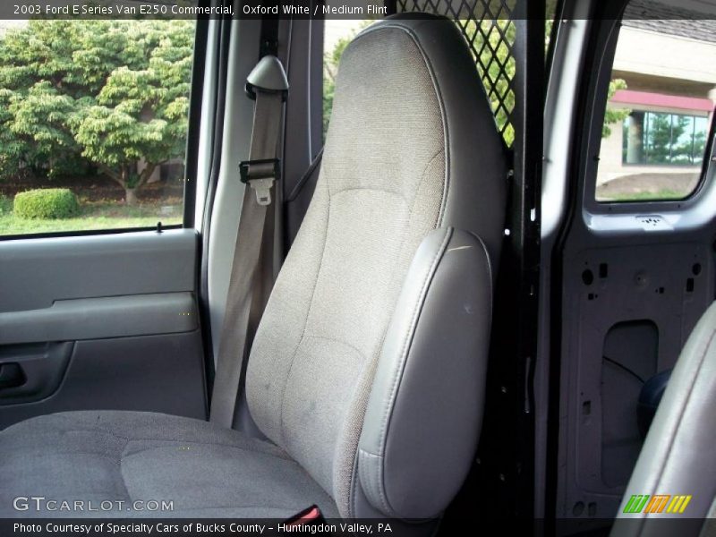 Oxford White / Medium Flint 2003 Ford E Series Van E250 Commercial