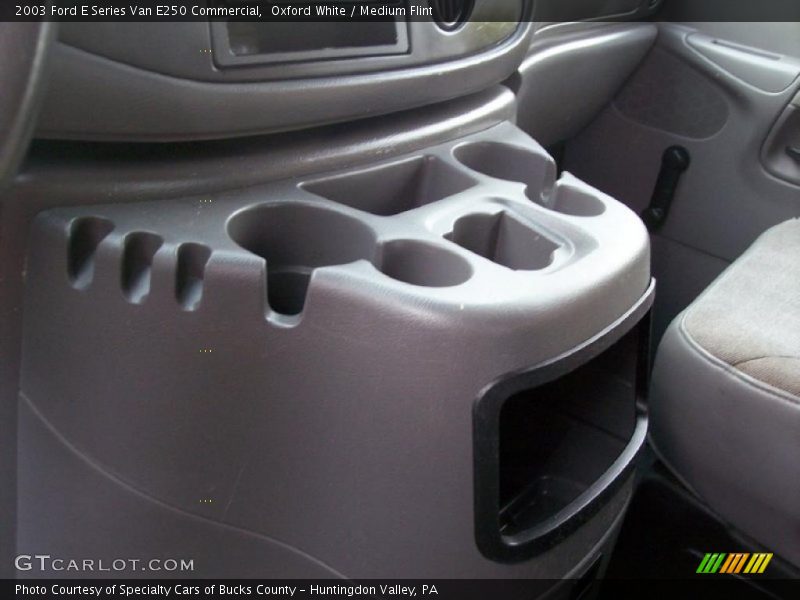 Oxford White / Medium Flint 2003 Ford E Series Van E250 Commercial