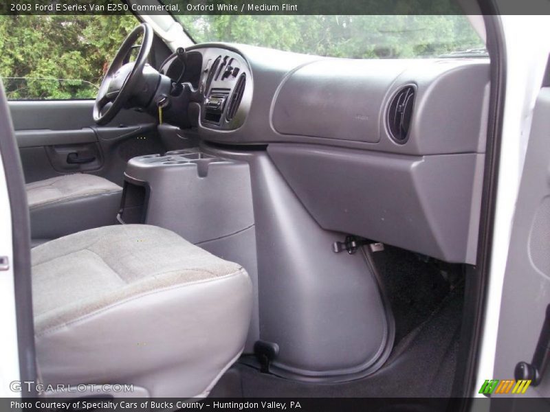 Oxford White / Medium Flint 2003 Ford E Series Van E250 Commercial