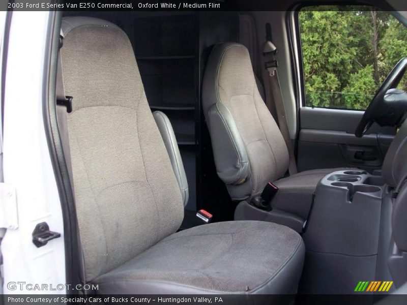 Oxford White / Medium Flint 2003 Ford E Series Van E250 Commercial