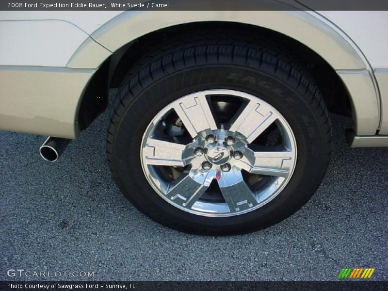 White Suede / Camel 2008 Ford Expedition Eddie Bauer