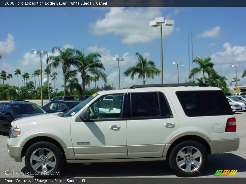 White Suede / Camel 2008 Ford Expedition Eddie Bauer