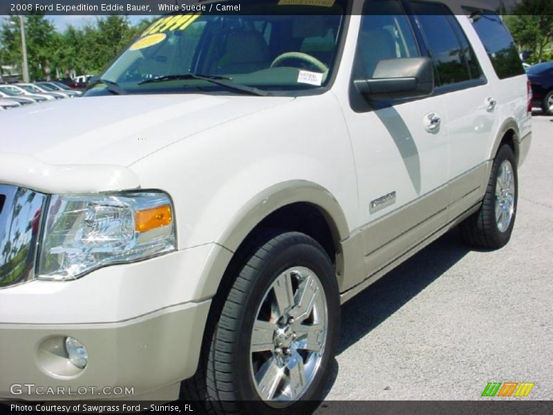 White Suede / Camel 2008 Ford Expedition Eddie Bauer
