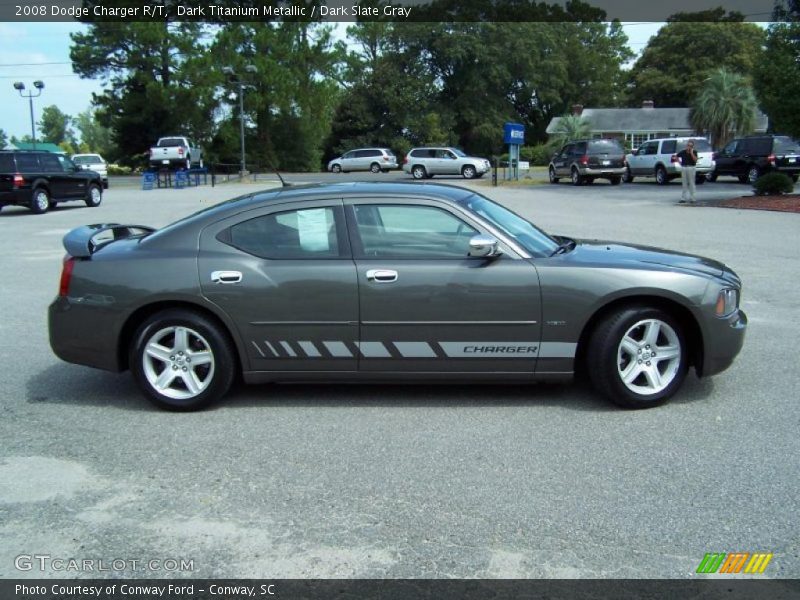 Dark Titanium Metallic / Dark Slate Gray 2008 Dodge Charger R/T