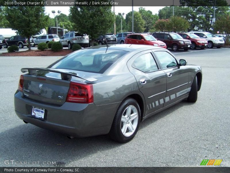 Dark Titanium Metallic / Dark Slate Gray 2008 Dodge Charger R/T