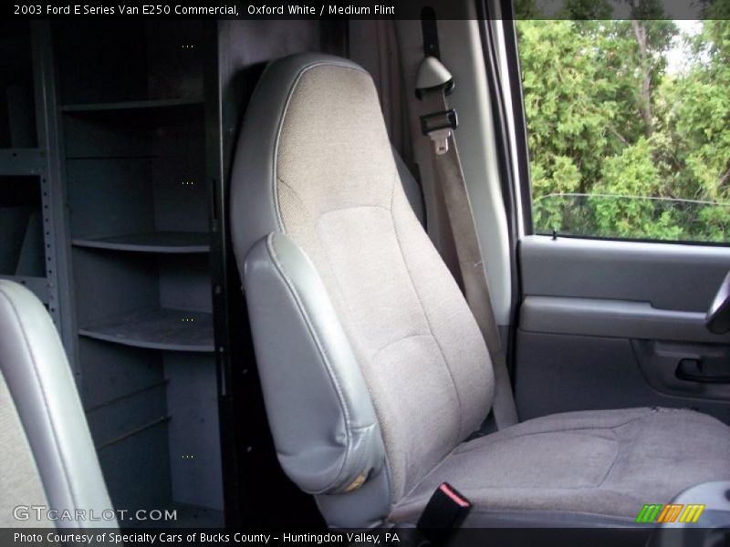 Oxford White / Medium Flint 2003 Ford E Series Van E250 Commercial