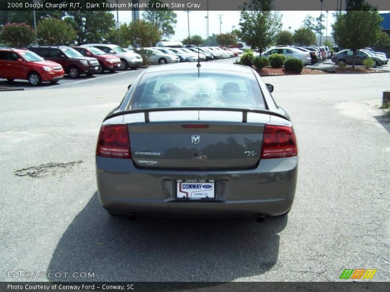 Dark Titanium Metallic / Dark Slate Gray 2008 Dodge Charger R/T
