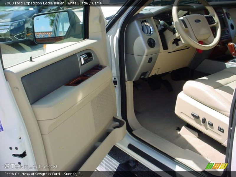 White Suede / Camel 2008 Ford Expedition Eddie Bauer
