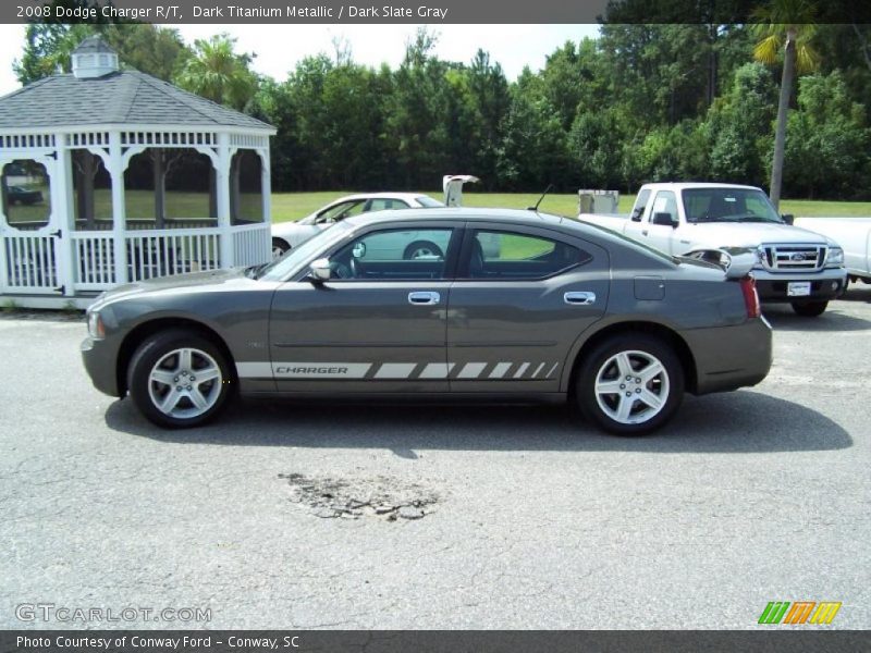 Dark Titanium Metallic / Dark Slate Gray 2008 Dodge Charger R/T