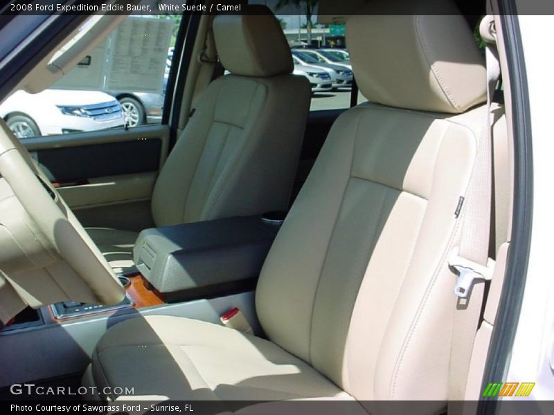 White Suede / Camel 2008 Ford Expedition Eddie Bauer