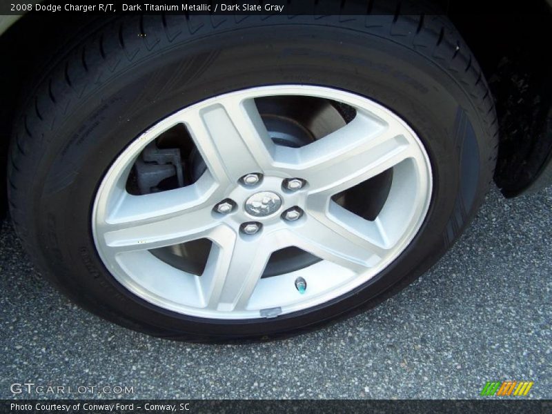 Dark Titanium Metallic / Dark Slate Gray 2008 Dodge Charger R/T