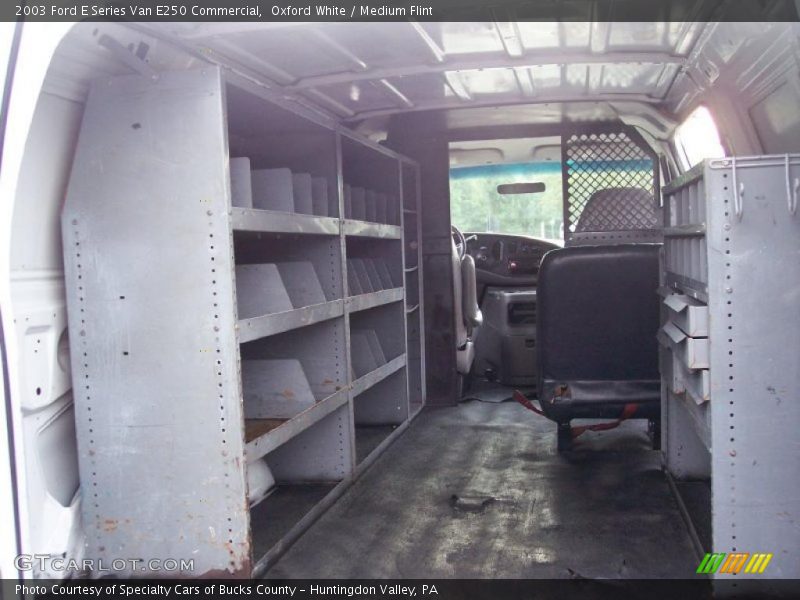 Oxford White / Medium Flint 2003 Ford E Series Van E250 Commercial