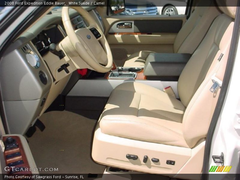 White Suede / Camel 2008 Ford Expedition Eddie Bauer