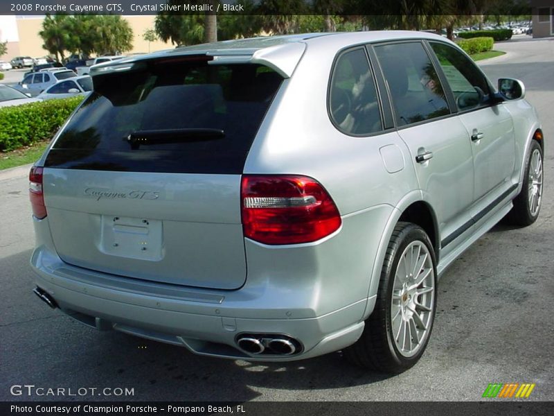 Crystal Silver Metallic / Black 2008 Porsche Cayenne GTS