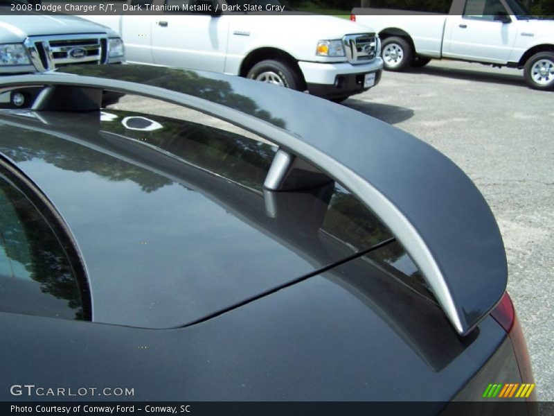 Dark Titanium Metallic / Dark Slate Gray 2008 Dodge Charger R/T