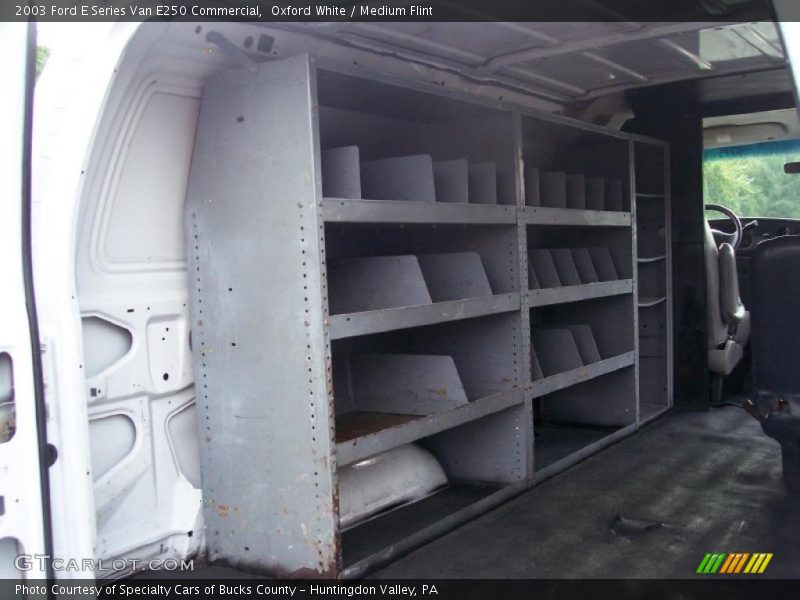 Oxford White / Medium Flint 2003 Ford E Series Van E250 Commercial