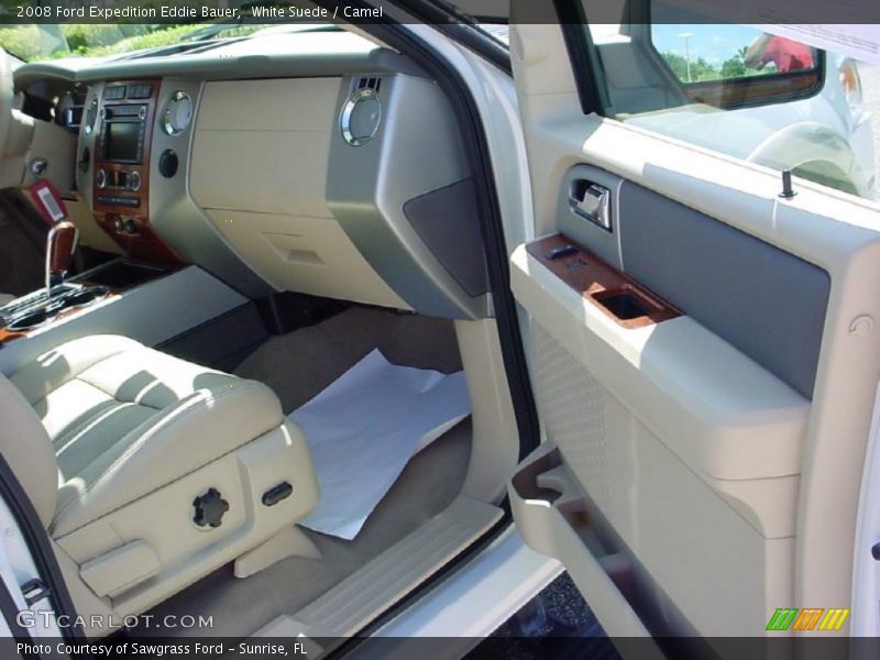 White Suede / Camel 2008 Ford Expedition Eddie Bauer