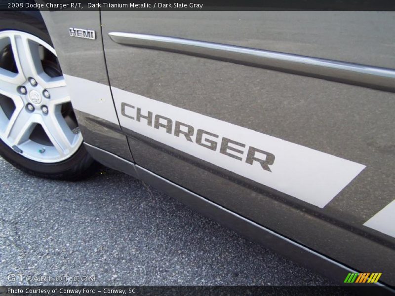 Dark Titanium Metallic / Dark Slate Gray 2008 Dodge Charger R/T