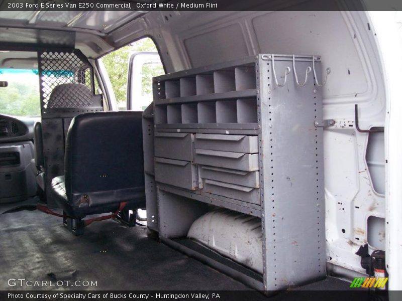Oxford White / Medium Flint 2003 Ford E Series Van E250 Commercial