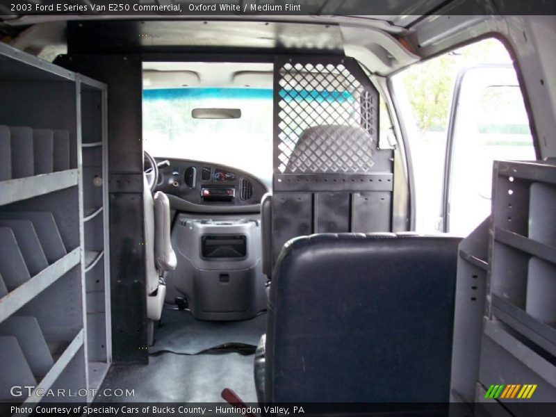 Oxford White / Medium Flint 2003 Ford E Series Van E250 Commercial