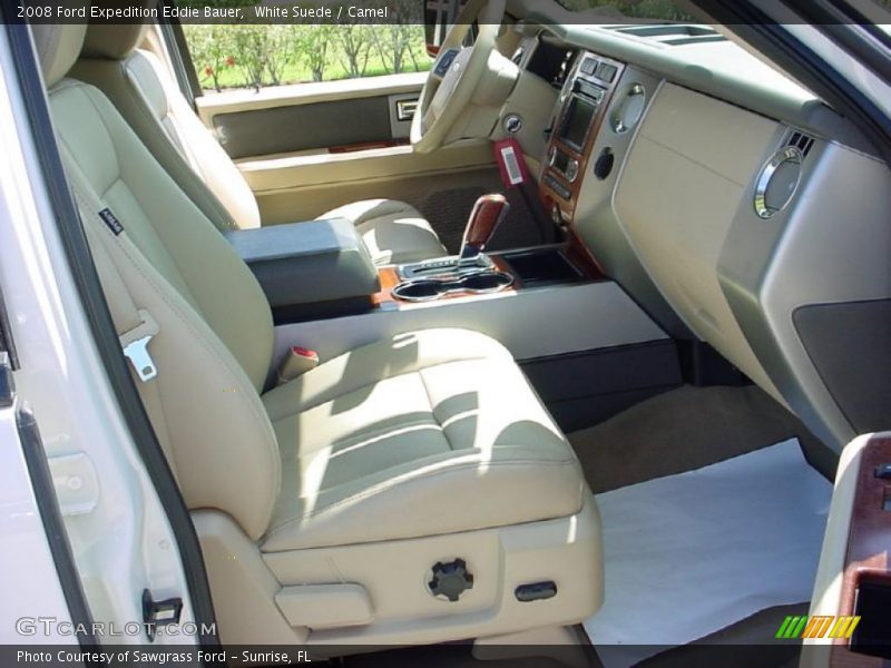 White Suede / Camel 2008 Ford Expedition Eddie Bauer