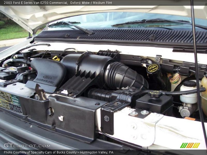 Oxford White / Medium Flint 2003 Ford E Series Van E250 Commercial